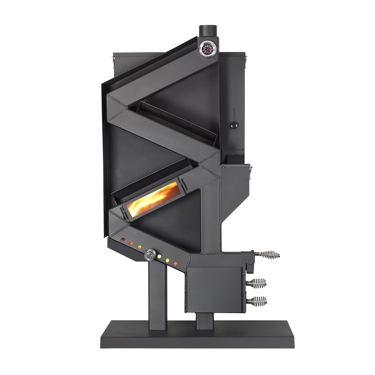 Wiseway GW1949 2,000 Sq Ft EPA Certified Gravity Fed Non-Electric Pellet  Stove