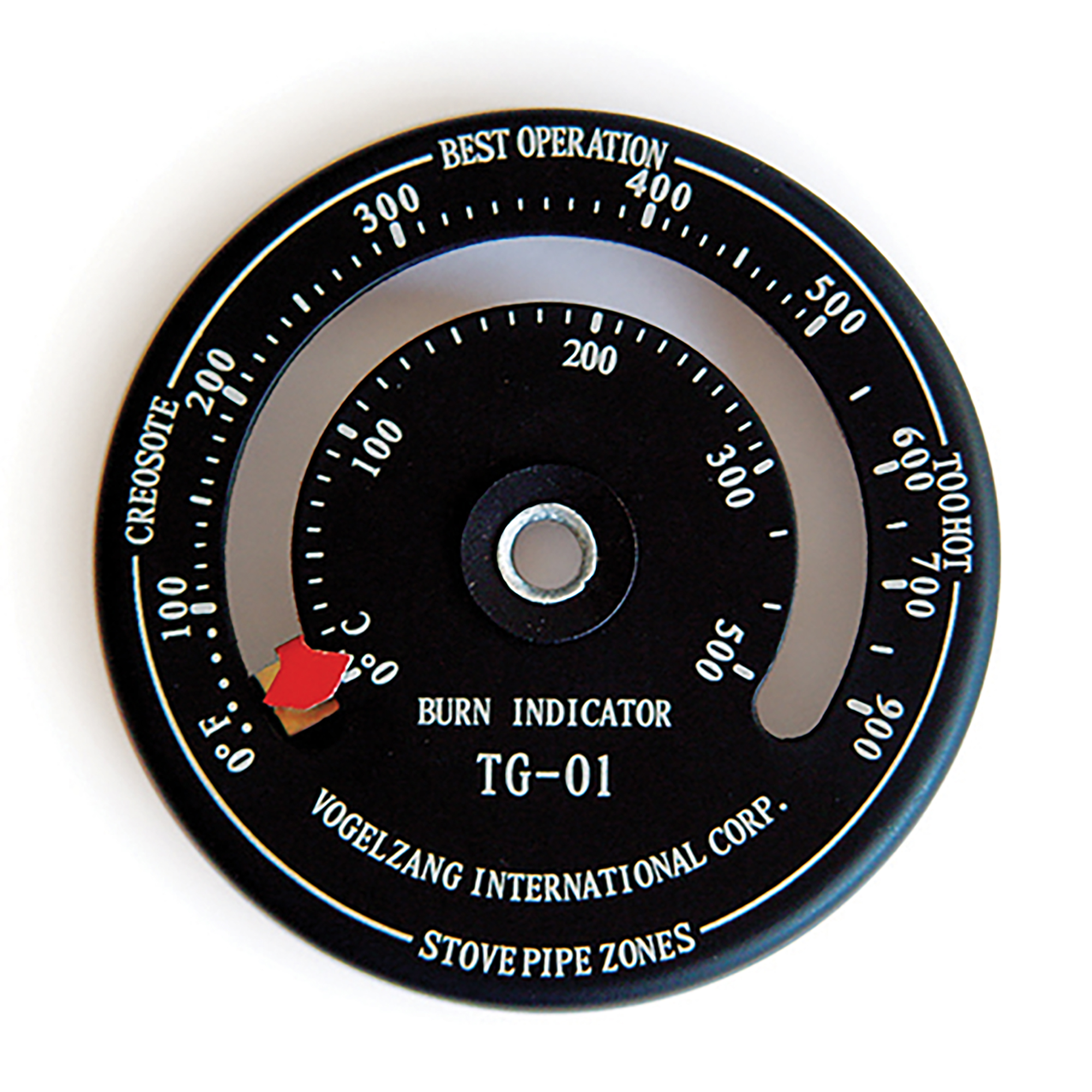 Thermomètre de poêle de cheminée magnétique