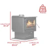 Wood Stove_Ashley_AW2520E-P_dims