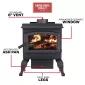 Wood Stove_USStove_US1100E-L_Features