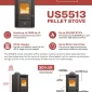 Pellet Stove_USStove_US5513_Sell Sheet