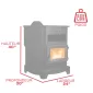 Pellet Stove_USStove_US5522_Dims-fr