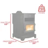 Pellet Stove_USStove_US5522_Dims-fr