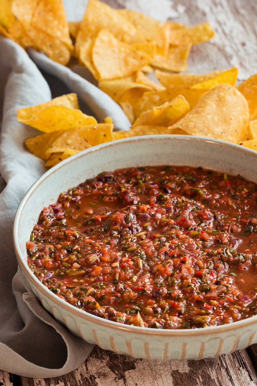 Smokey Pico de Gallo Style Salsa