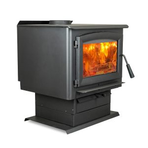 2,500 Sq. Ft. Pedestal Wood Stove