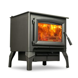 US Stove 2,500 Sq. Ft. Wood Stove with Cast Iron Legs & Blower